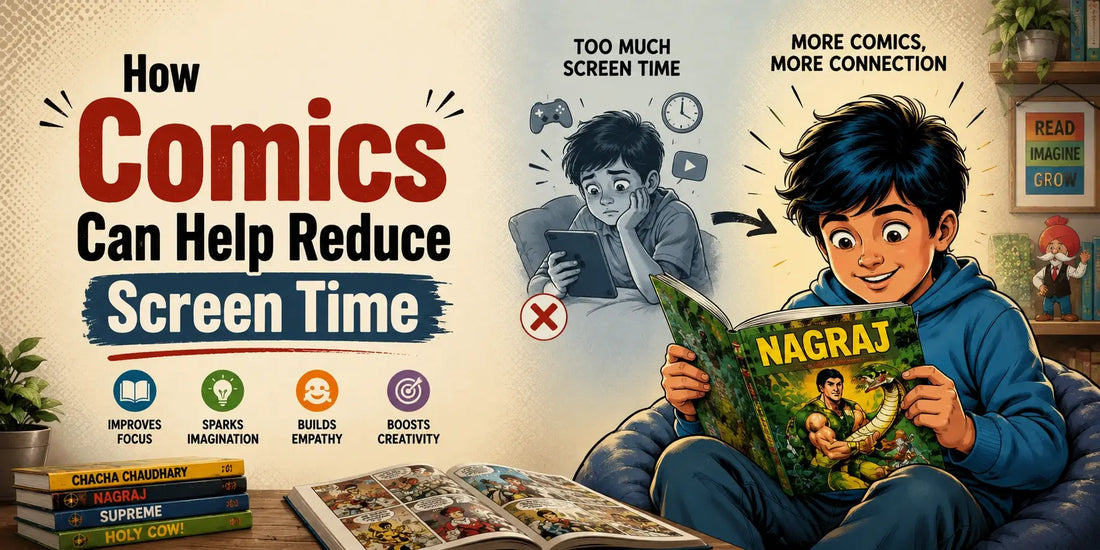 How Comics Can Help Reduce Screen Time