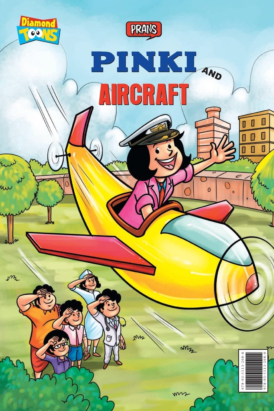 Pinki and Aircraft